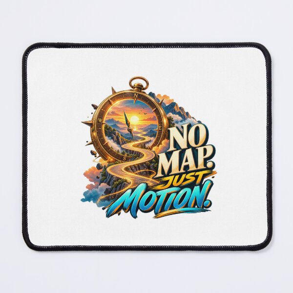 Item preview, No Map Just Motion - Vintage Compass & Highway Sunset Graphic designed and sold by Ozyven-Creation.