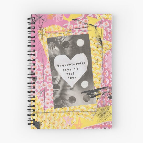 Item preview, Queerplatonic Love Is Real Love | Punk Zine Collage designed and sold by Multiply 6 by 9.