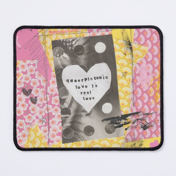 Item preview, Queerplatonic Love Is Real Love | Punk Zine Collage designed and sold by Multiply 6 by 9.