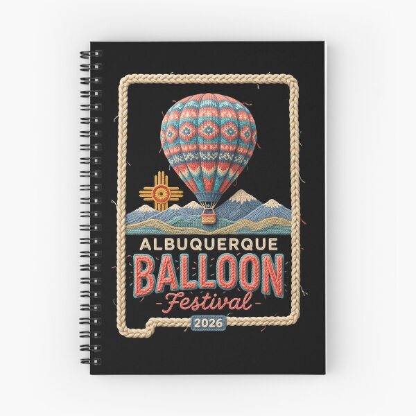 Item preview, Retro Albuquerque Sunrise Balloon Event Faux Patchwork Crochet Desert Mountain Souvenir designed and sold by NADIASHOP86.