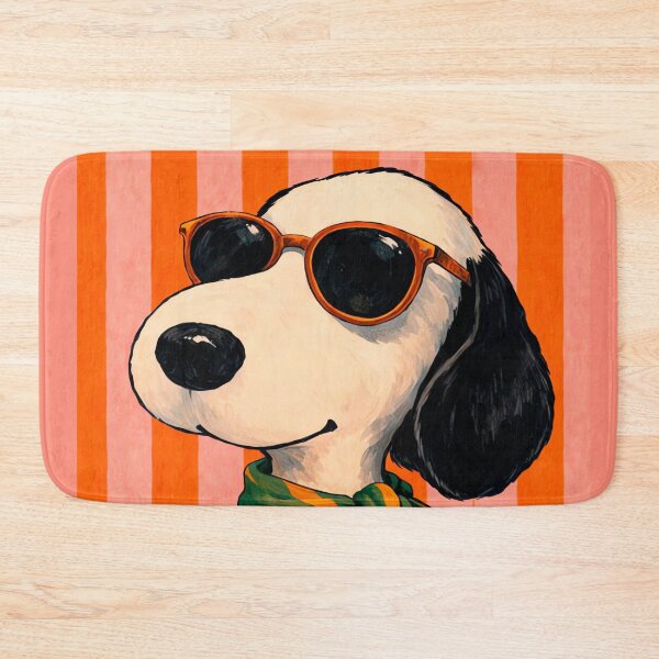 Item preview, Retro Beagle Dog with Glasses and Bandana designed and sold by NF Designs Studio DTF.
