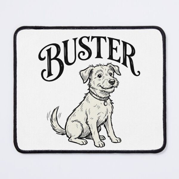 Item preview, Buster Terrier Dog Sketch for Wirehaired Pup Parents and Rescue Dog Lovers designed and sold by raedattia.