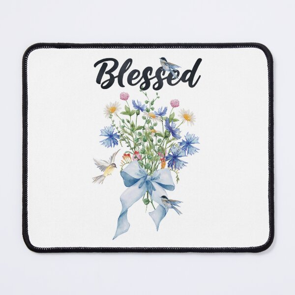 Item preview, Blessed with Wildflower Bouquet & Birds designed and sold by JeweledDesigns.