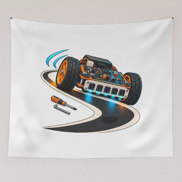 Item preview, Line Follower Robot Race Tuning designed and sold by Philippa Shop.