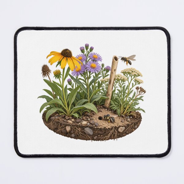 Item preview, Native Bee Habitat Garden designed and sold by Philippa Shop.