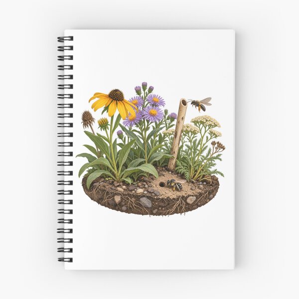 Item preview, Native Bee Habitat Garden designed and sold by Philippa Shop.