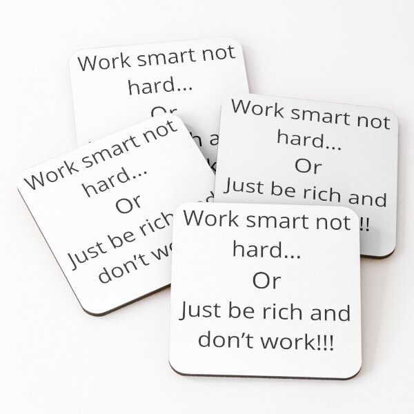 Item preview, work smart not hard... designed and sold by os segredos da Marta.