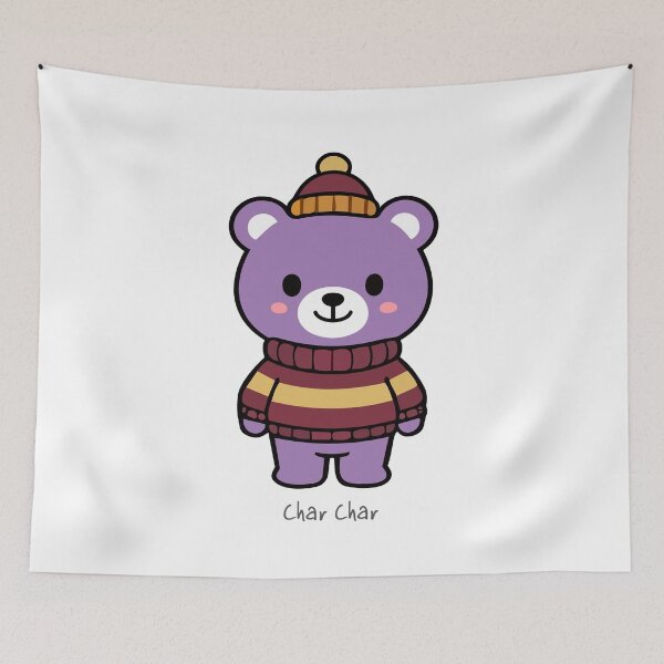 Item preview, Char Char Bear dressed for Fall / Autumn designed and sold by Asterisk-a.