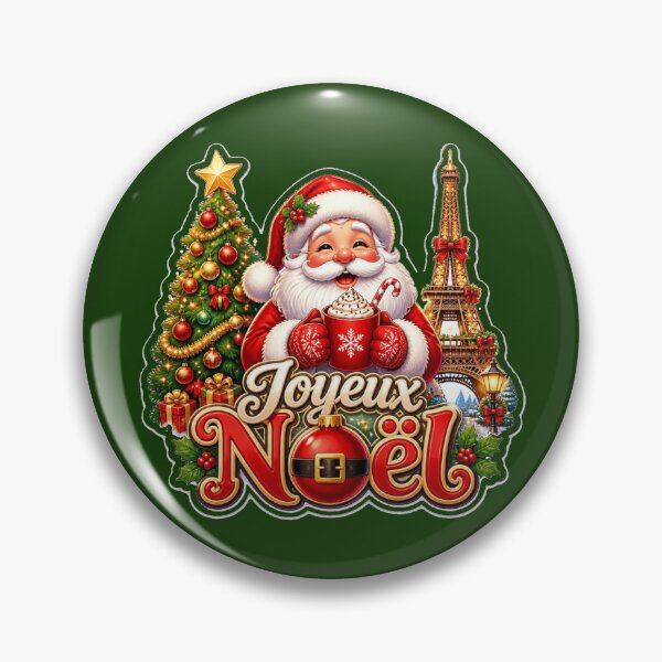 Aperçu de l'œuvre Père Noël Magique Joyeux Noël 3D créée et vendue par MargaretPolanco.