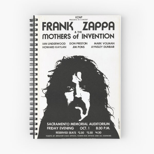 Item preview, Frank Zappa and the Mothers of Invention 1971 concert poster designed and sold by colliophoto.