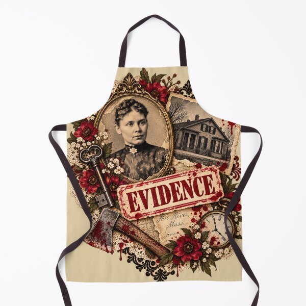 Item preview, Lizzie Borden Victorian Evidence Collage designed and sold by Sandy's Cheeky Studio.