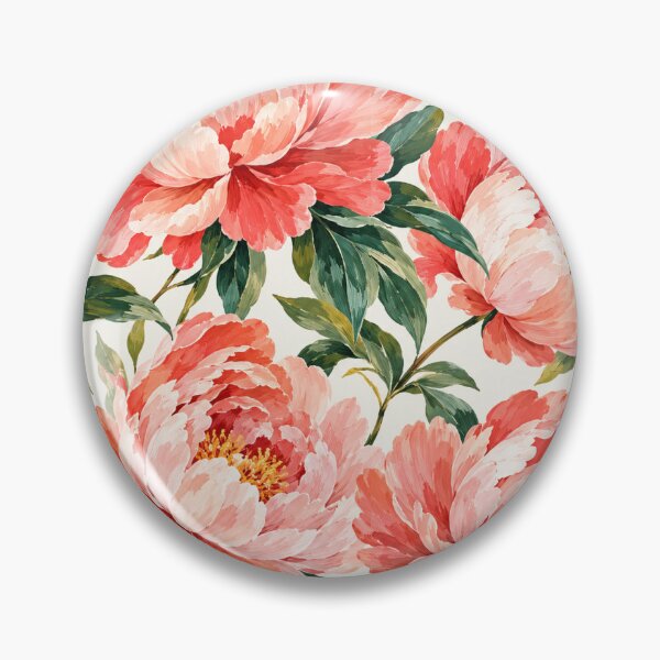 Item preview, Oversized Painted Peonies designed and sold by Side Quest Co..