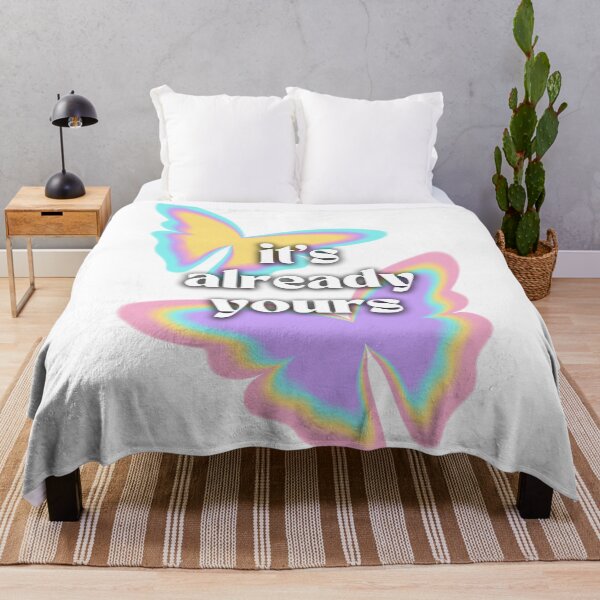 Item preview, It's Already Yours Rainbow Butterflies Mantra designed and sold by lulifilu.