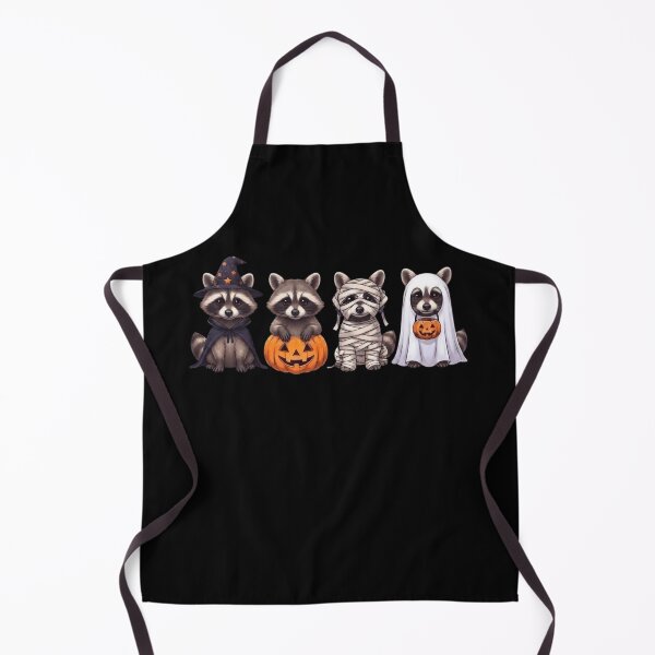 Item preview, Cute Raccoon Halloween Witch Dog Pumpkin Spooky Night designed and sold by Anime  ⭐⭐⭐⭐⭐.