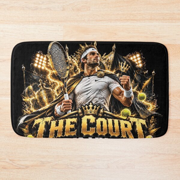 Item preview, The Court Is My Battlefield Tennis Champion Royal Warrior Design designed and sold by M. Mamdouh Artworks.