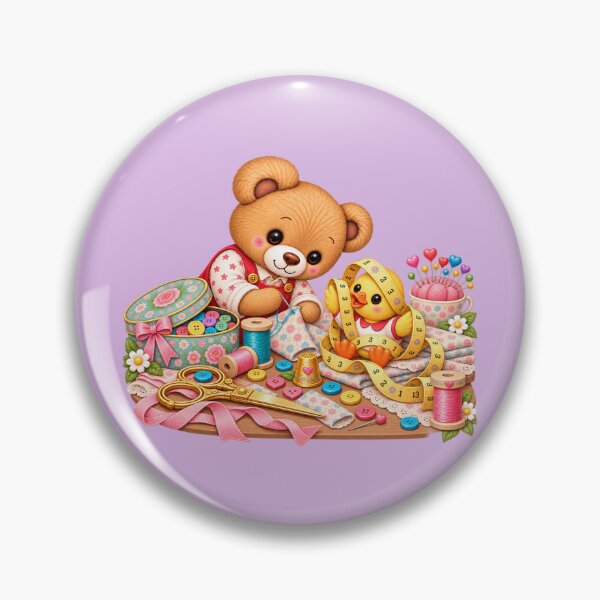 Item preview, Nono & Ducky – Sewing Day – Lavender designed and sold by JessouArt.
