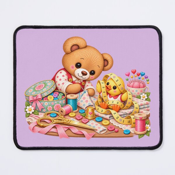 Item preview, Nono & Ducky – Sewing Day – Lavender designed and sold by JessouArt.