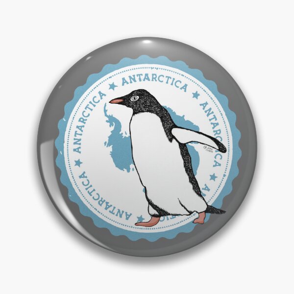 Item preview, Argentine Antarctic Adélie Penguin Passport Stamp designed and sold by Srta  Margarita.