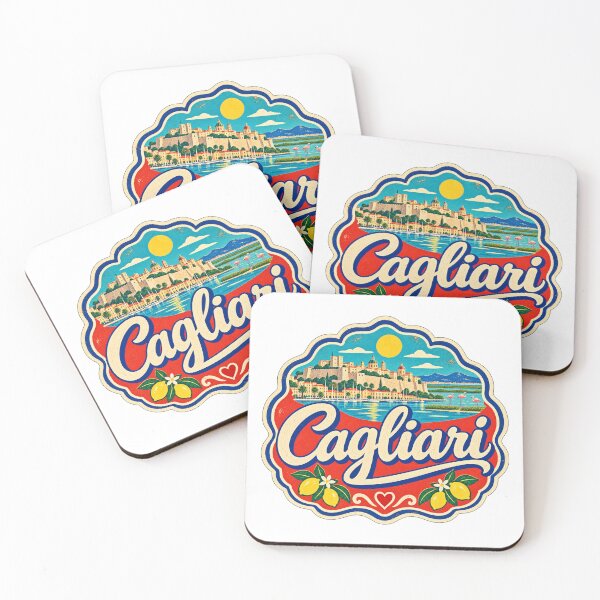 Item preview, Cagliari Italy Travel Souvenir Painted Italian Sign designed and sold by VisualArtsOasis.