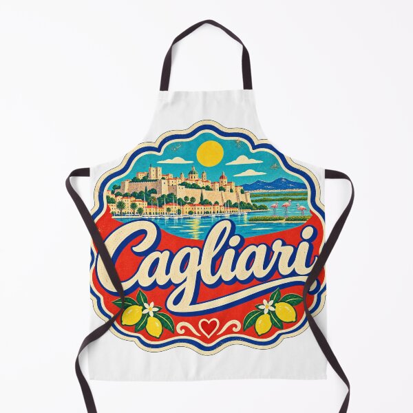 Item preview, Cagliari Italy Travel Souvenir Painted Italian Sign designed and sold by VisualArtsOasis.