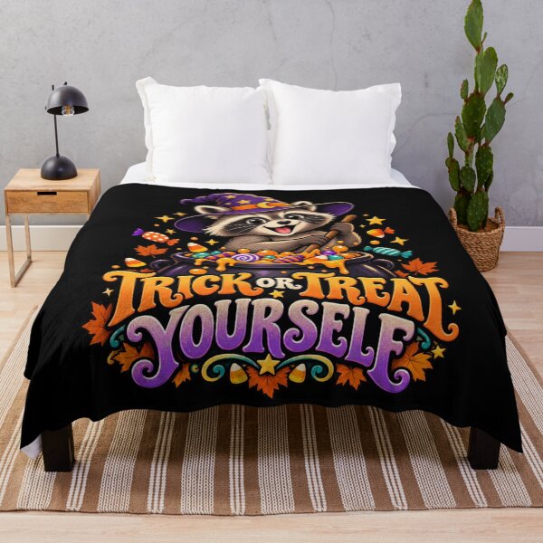 Item preview, Trick or Treat Yourself - Raccoon Witch designed and sold by Good Mood Foundry.