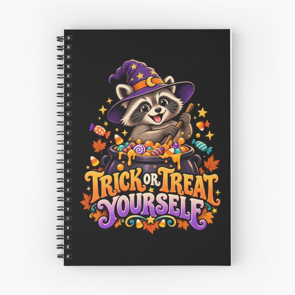 Item preview, Trick or Treat Yourself - Raccoon Witch designed and sold by Good Mood Foundry.