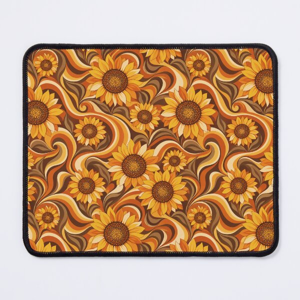 Item preview, Retro Sunflower Swirl colorway designed and sold by Side Quest Co..