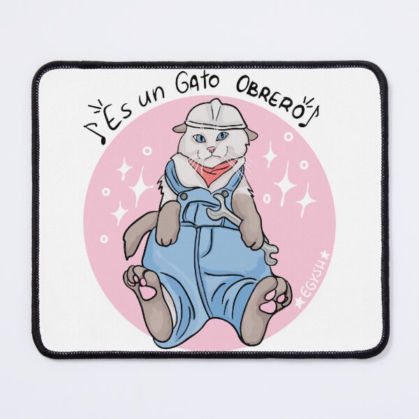 Item preview, It's a working cat illustration designed and sold by elgatoysuhumana.
