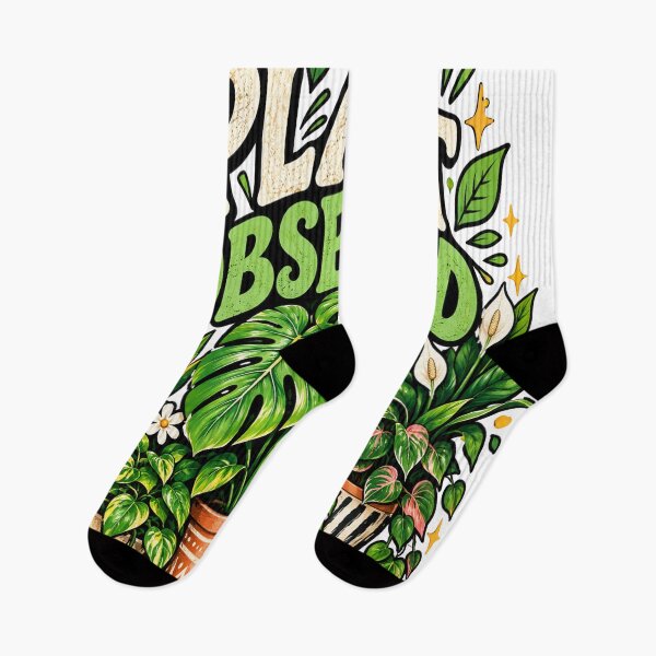 Item preview, Plant Obsessed Monstera Leaves Botanical Art designed and sold by cameleon style.