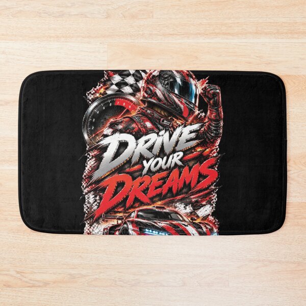 Item preview, Drive Your Dreams Racing Car Speed Warrior Design designed and sold by M. Mamdouh Artworks.