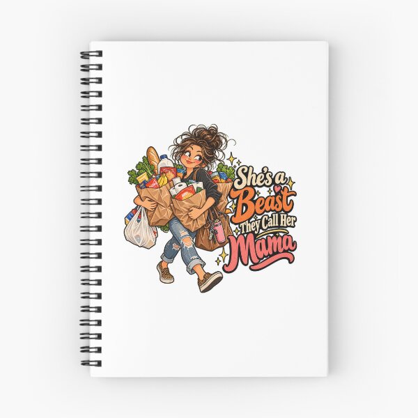 Item preview, She’s a Beast They Call Her Mama – Funny Grocery Mom designed and sold by Amy Helms.