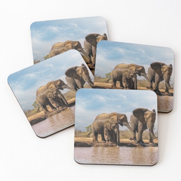 Item preview, Elephants At the Waterhole  designed and sold by Kay Brewer.