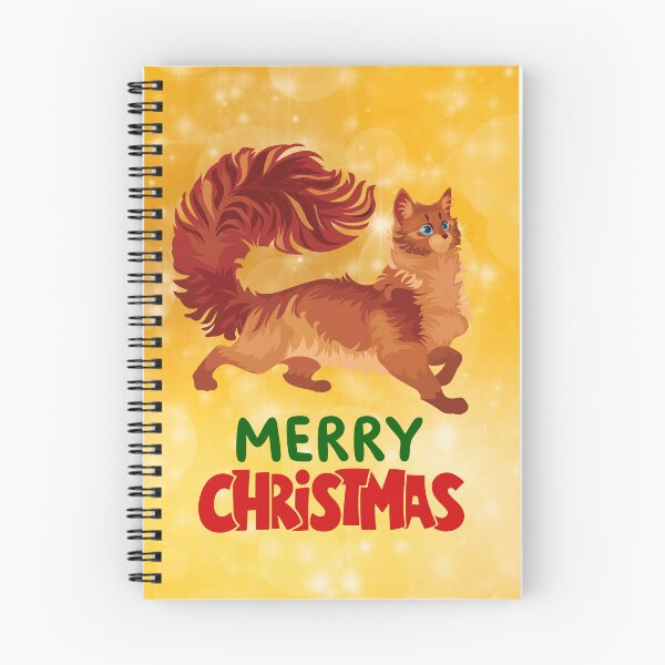 Item preview, Cute Maine Coon Cat Merry Christmas Holiday Art designed and sold by stormk10.