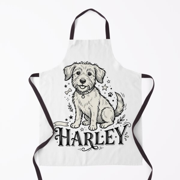 Item preview, Harley Dog Sketch for Wirehaired Terrier Pup Parents and Rescue Mutt Lovers designed and sold by raedattia.