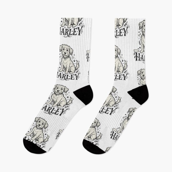 Item preview, Harley Dog Sketch for Wirehaired Terrier Pup Parents and Rescue Mutt Lovers designed and sold by raedattia.