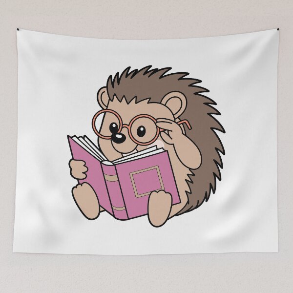Item preview, Cute animal reading  designed and sold by AfterHourNotes.