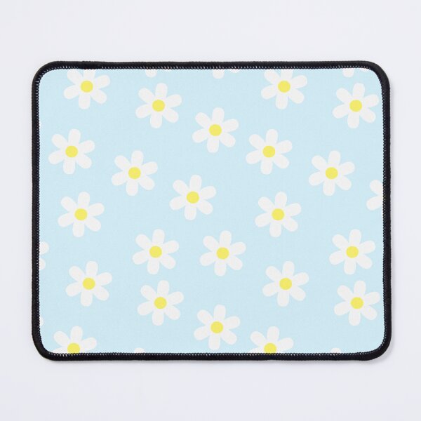 Item preview, Minimalist daisy pattern in pastel blue designed and sold by Nicole Bleck.