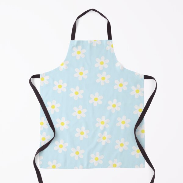 Item preview, Minimalist daisy pattern in pastel blue designed and sold by Nicole Bleck.