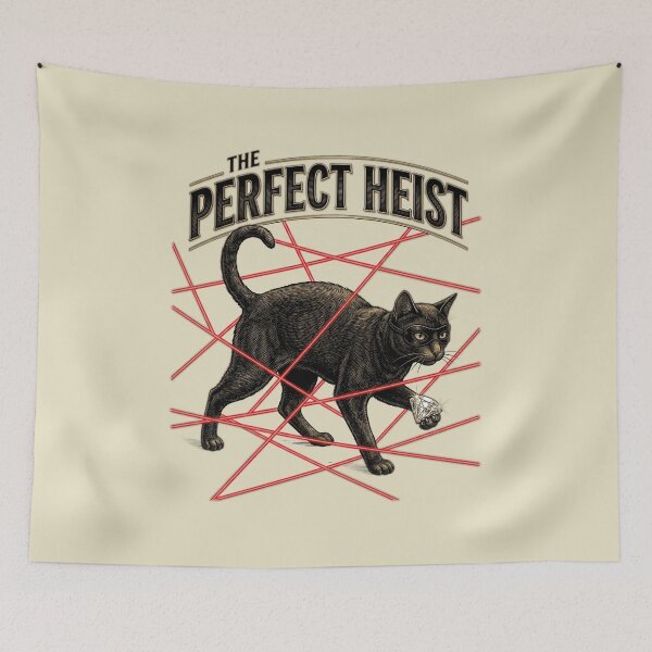 Item preview, The Perfect Heist Funny Cat Burglar Movie Lover Gift Idea designed and sold by FurRealStudioCo.