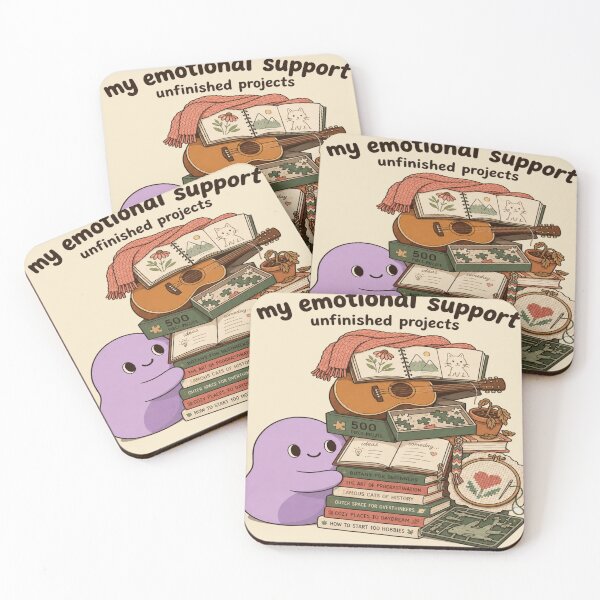 Item preview, Emotional Support Unfinished Projects designed and sold by MOSIDRIP™.