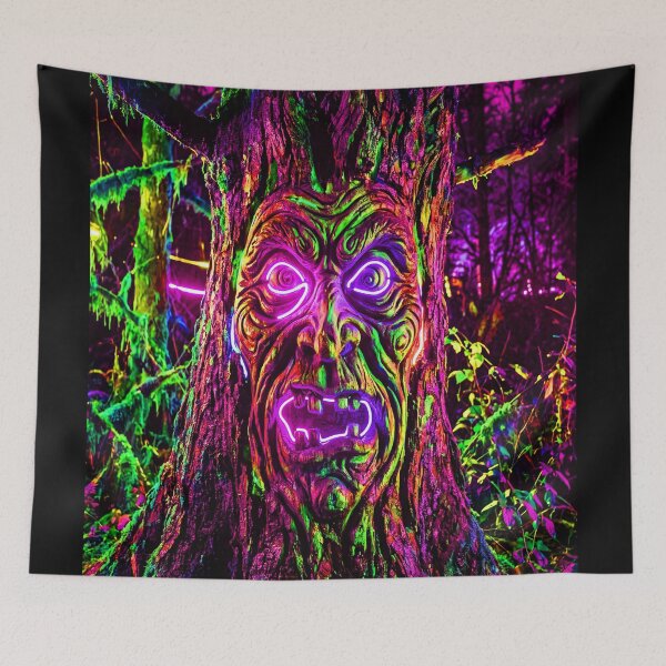 Item preview, NEON FOREST MASK designed and sold by NOIMION DIGITAL ART.