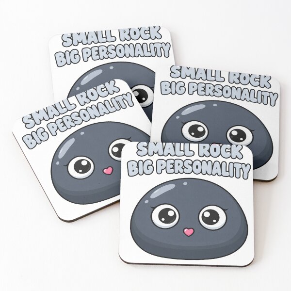Artikelvorschau, Kleiner Stein, große Persönlichkeit – Niedlicher Kawaii-Steincharakter entworfen und verkauft von Apex Designs.