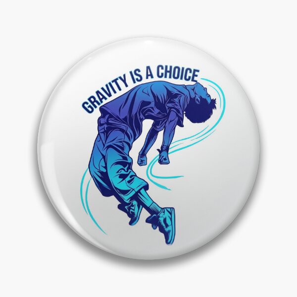 Item preview, Gravity is a Choice: Neon Leap designed and sold by BikTee.