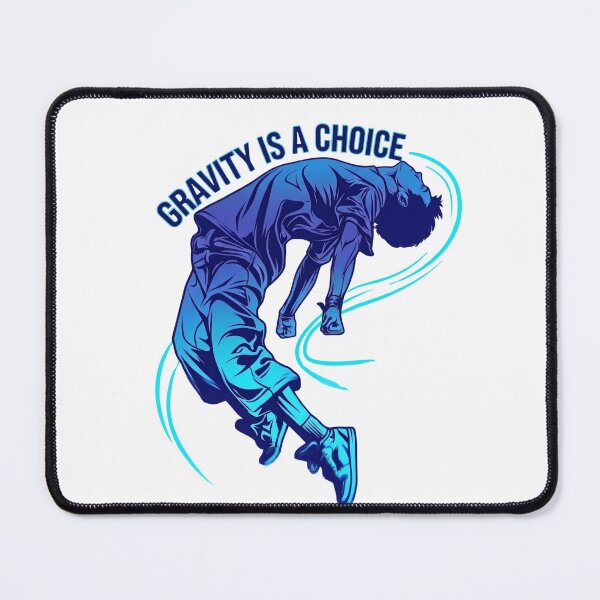 Item preview, Gravity is a Choice: Neon Leap designed and sold by BikTee.