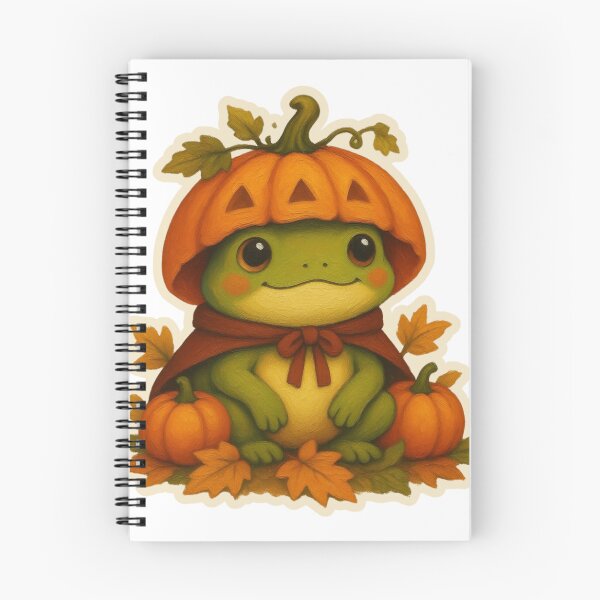 Item preview, Autumn Halloween frog designed and sold by Bud the Pug & Friends .