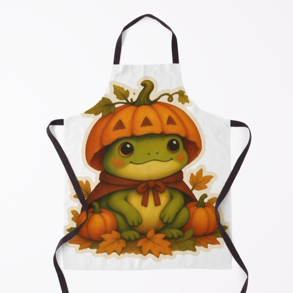 Item preview, Autumn Halloween frog designed and sold by Bud the Pug & Friends .