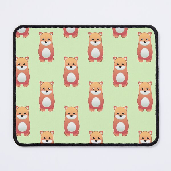 Item preview, Pattern of Cute Pastel Baby Fox - Kawaii Chibi illustration designed and sold by Agamaji.