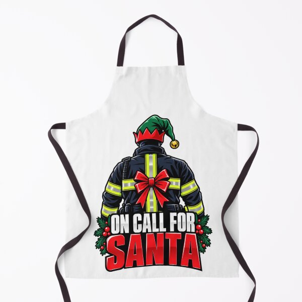 Item preview, On Call For Santa Firefighters Christmas designed and sold by CoolContent Factory.