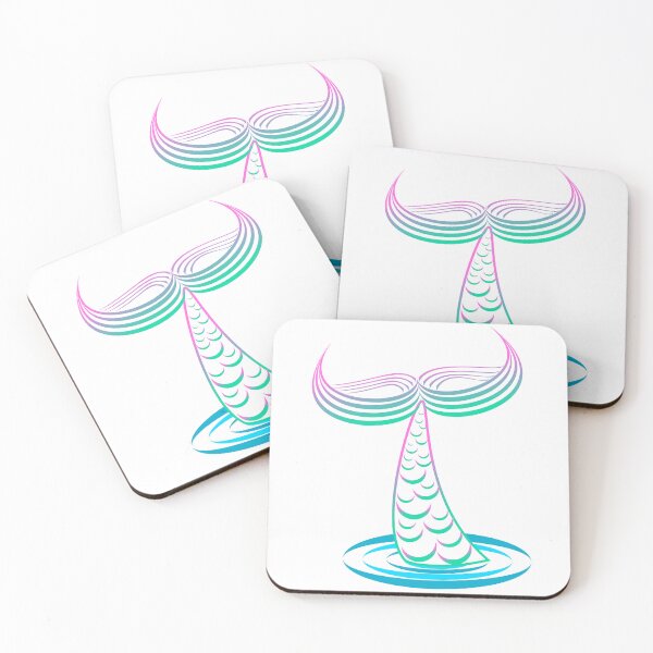 Item preview, Pink Mermaid Tail Outlined designed and sold by Risa-C.