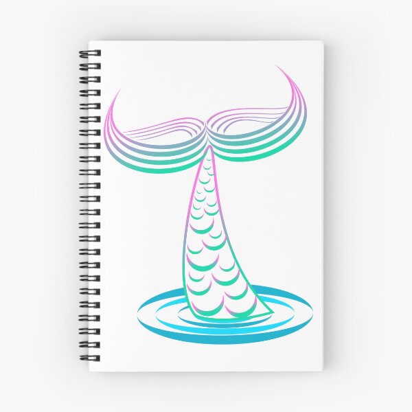 Item preview, Pink Mermaid Tail Outlined designed and sold by Risa-C.